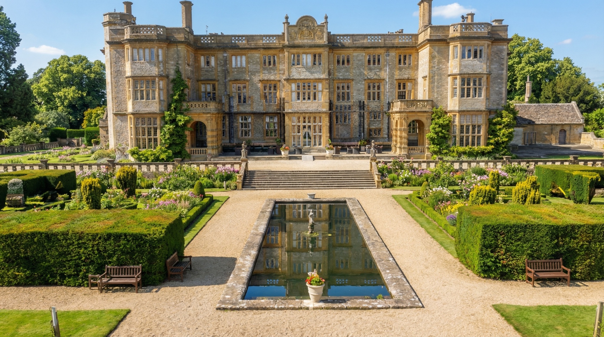 AI-generated photorealistic summer scene from Point Cloud data